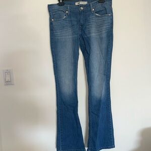 Levis womens 524 too superlow bootcut jeans sz 9 low rise rodeo cowgirl Y2K